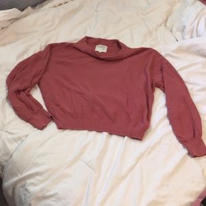 Mauve-ish/ Pink high neck sweater